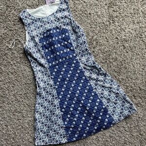 Romeo & Juliet Couture Blue Sheath Mini Dress